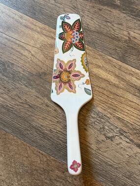 Matilda Jane Floral Ceramic Cake Pie Server Spatula Dishwasher Safe